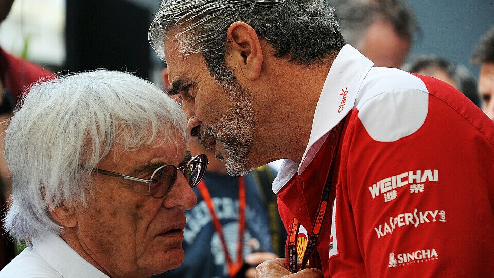 Bernie Ecclestone fürchtet, dass Ferrari es mit seinen Ausstiegs-Drohungen ernst meinen könnte, Foto: Sutton