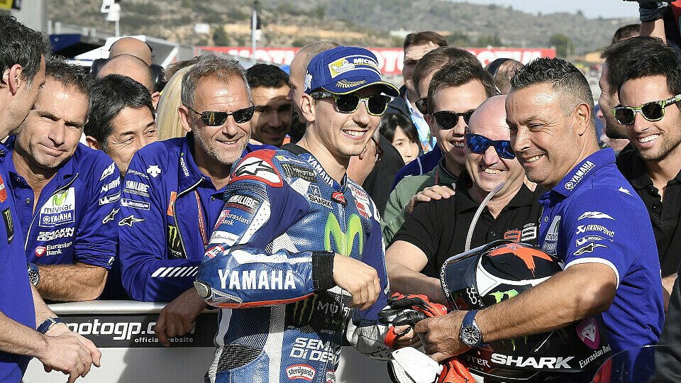 Jorge Lorenzo holte im letzten Rennen für Yamaha einen Sieg, Foto: Yamaha