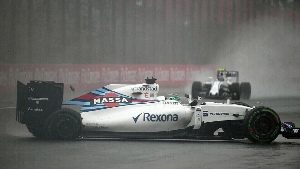 Felipe Massa war eines von sechs Opfern beim Regenrennen von Brasilien, Foto: Sutton