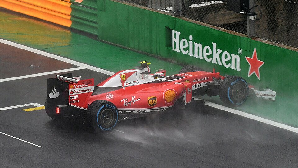 Als einen von vielen Piloten erwischte es in Brasilien Kimi Räikkönen