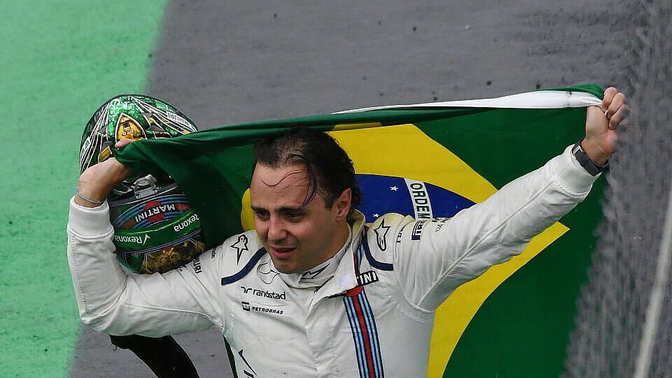 Felipe Massa verabschiedete sich tränenreich aus der Formel 1, Foto: Sutton