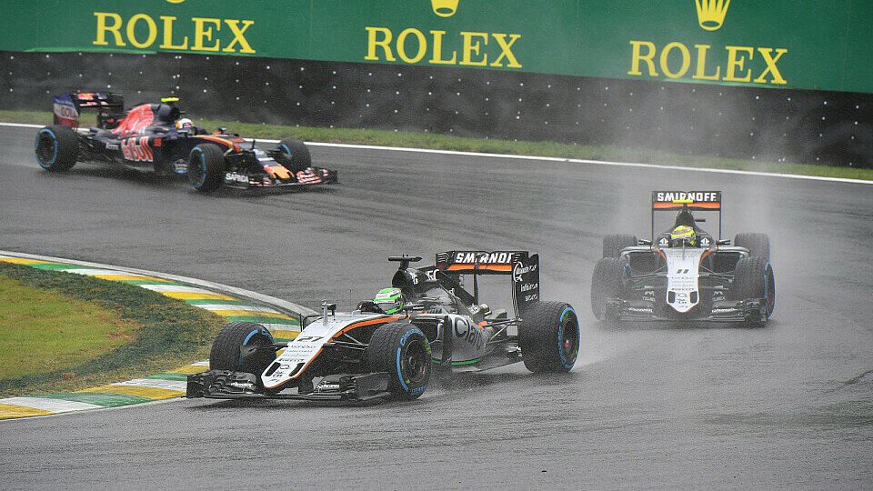 Force India sorgte in Brasilien für eine Vorentscheidung gegen Williams, Foto: Sutton