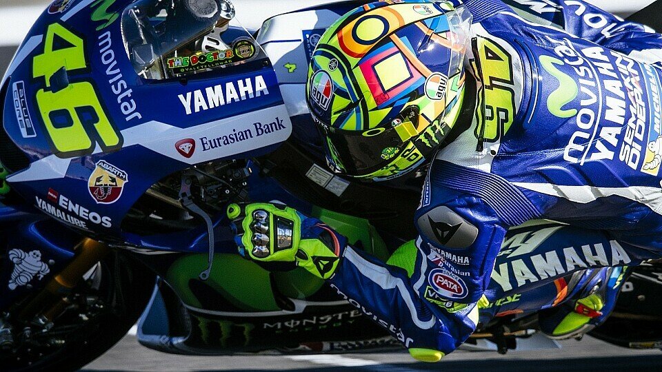 Valentino Rossi wurde am Freitag in Valencia nur Elfter, Foto: Yamaha