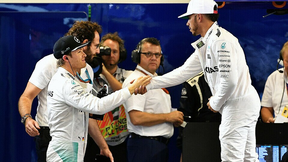 Lewis Hamilton und Nico Rosberg gehen nun getrennte Wege, Foto: Sutton