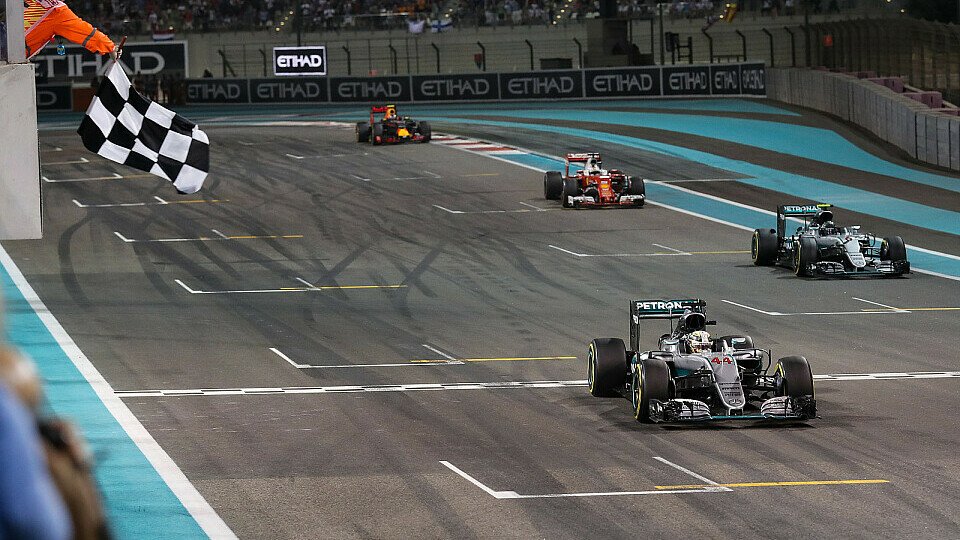 Nico Rosberg wurde in Abu Dhabi hinter Lewis Hamilton Zweiter, Foto: Sutton