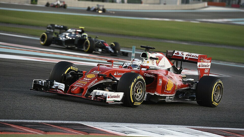 Ferrari-Pilot Sebastian Vettel lieferte in Abu Dhabi eine gute Leistung ab