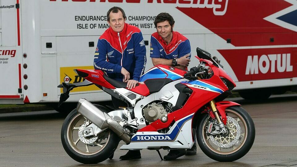 McGuinness (links) droht für die Isle of Man auszufallen, Foto: Honda Racing