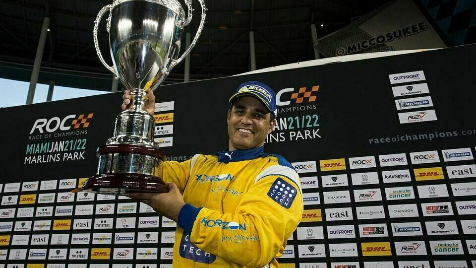 Juan Pablo Montoya konnte das Race of Champions im ersten Anlauf gewinnen, Foto: ROC
