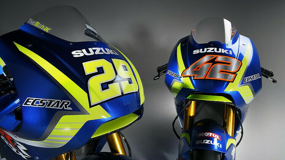 Andrea Iannone und Alex Rins enthüllten die neue Suzuki