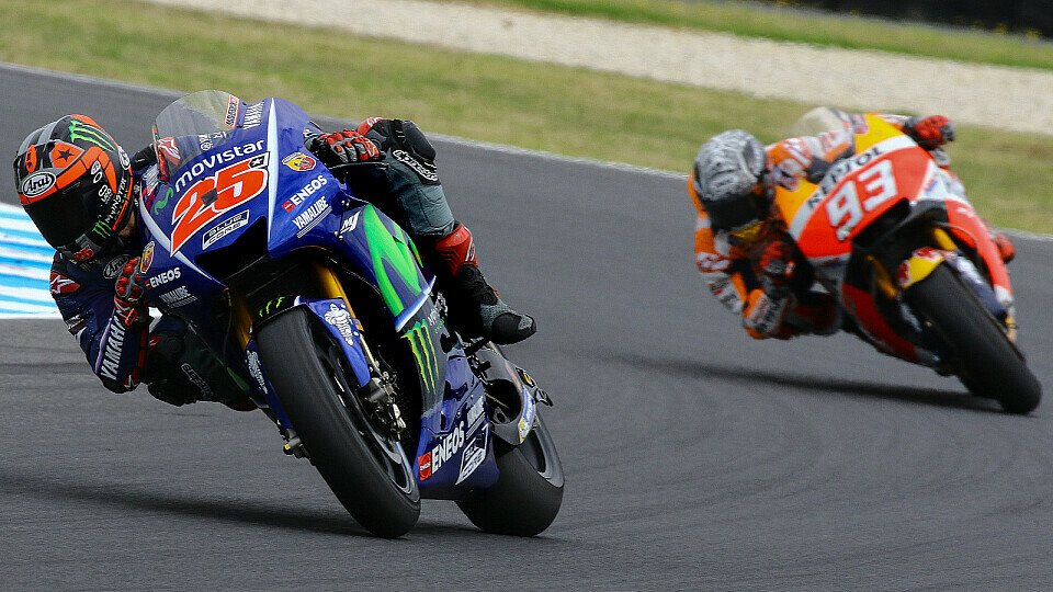 Marquez jagt Vinales - vorerst das prägende Bild der Saison, Foto: MotoGP