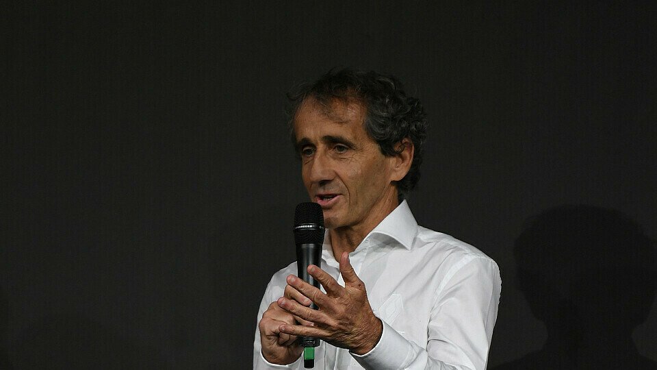 Alain Prost stand uns Rede und Antwort, Foto: Sutton