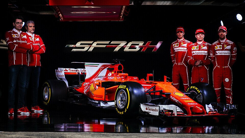 Ferrari hielt sich bei der Präsentation des SF70H zurück, Foto: Ferrari