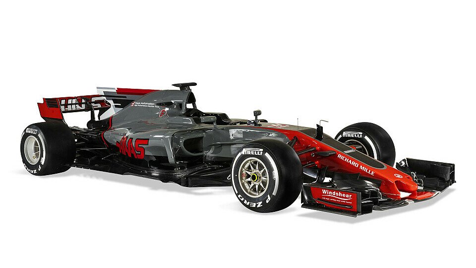 Mit dem VF-17 bestreitet Haas die zweite Saison in der Formel 1, Foto: Haas F1 Team