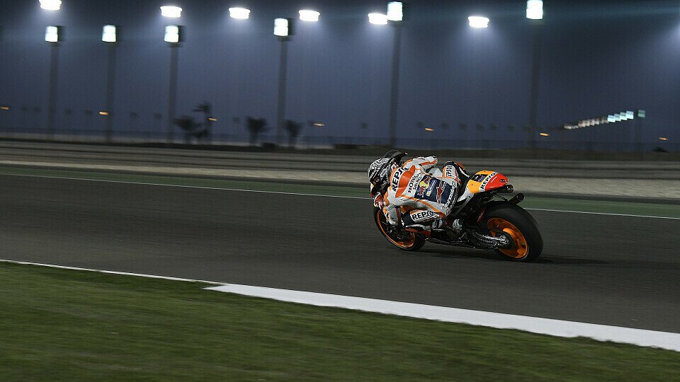 Die MotoGP testet in Katar wieder unter Flutlicht, Foto: HRC