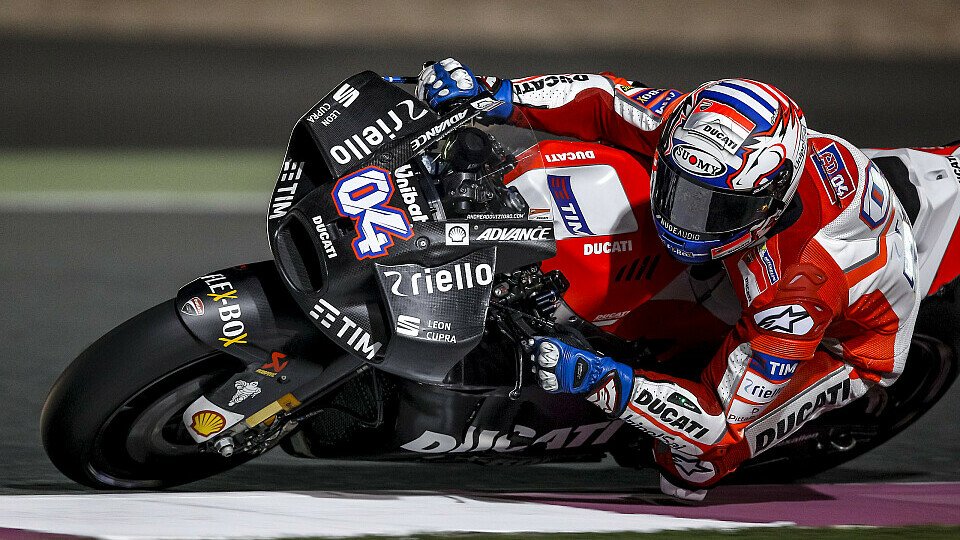 Andrea Dovizioso war bereits mit der neuen Verkleidung unterwegs, Foto: Ducati