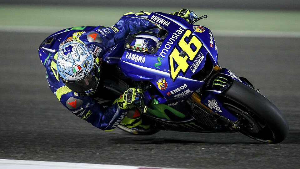 Valentino Rossi hatte in Katar noch zu kämpfen, Foto: Yamaha