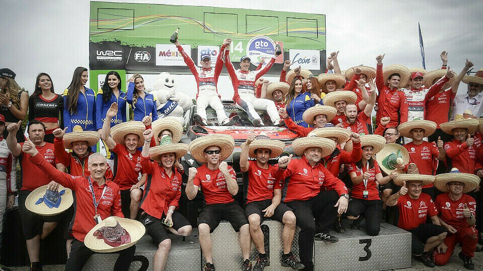 Kris Meeke wusste zunächst nicht, dass er die Rallye Mexiko gewonnen hatte, Foto: Citroen