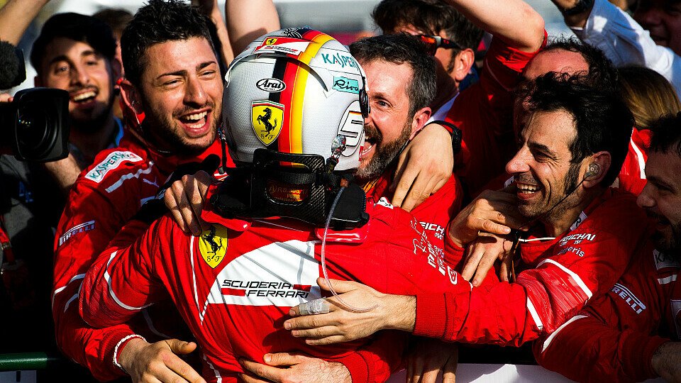 Ferrari feiert den ersten Formel-1-Sieg seit 553 Tagen, Foto: Sutton