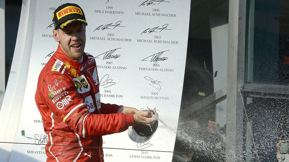 Sebastian Vettel gewinnt erstmals seit 553 Tagen wieder ein F1-Rennen, Foto: Ferrari