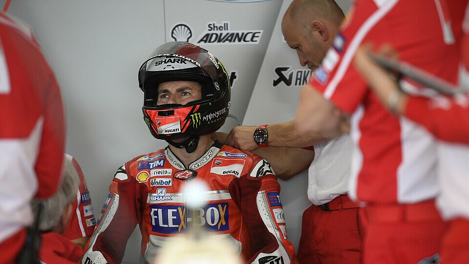 Jorge Lorenzo wird zurzeit vom Pech verfolgt, Foto: Ducati