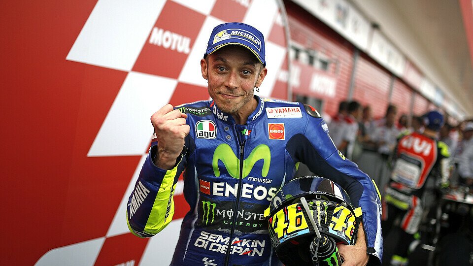 Valentino Rossi feierte den zweiten Platz in Argentinien, Foto: Yamaha