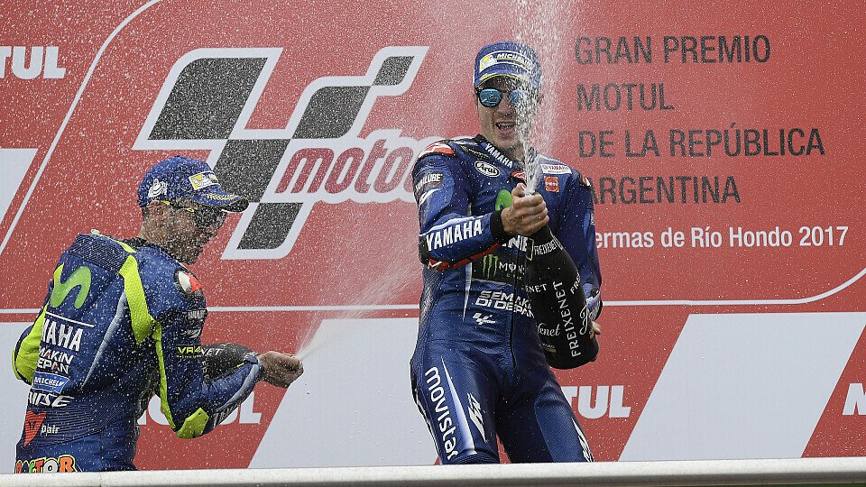 Im Vorjahr holten Valentino Rossi und Maverick Vinales einen Doppelsieg in Argentinien, Foto: Yamaha
