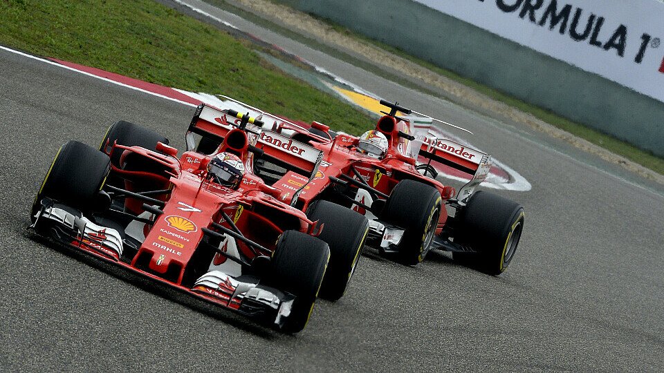 Kimi Räikkönen musste sich in China mit Platz fünf zufriedengeben, Foto: Ferrari