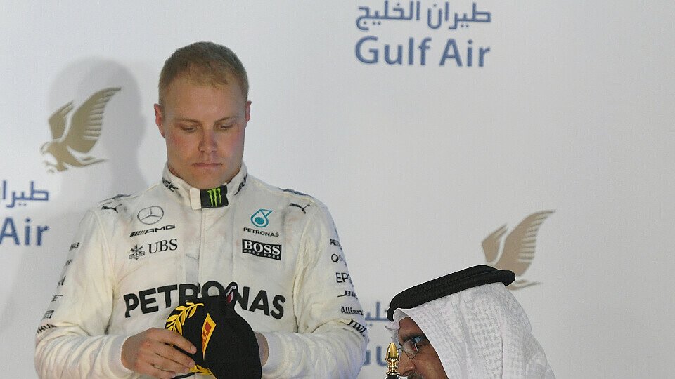 Mit Platz drei in Bahrain war Valtteri Bottas gar nicht zufrieden, Foto: Sutton