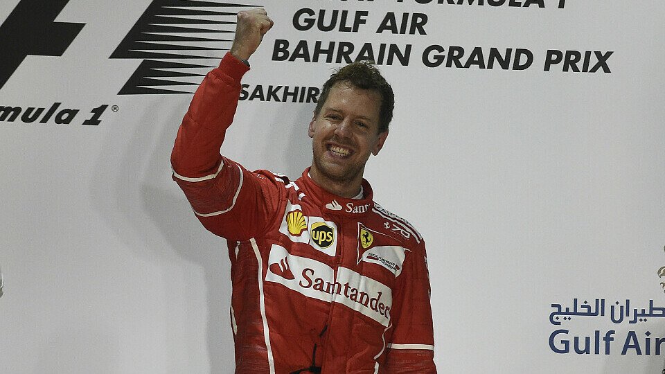 Sebastian Vettel gewann in Bahrain, Foto: Ferrari
