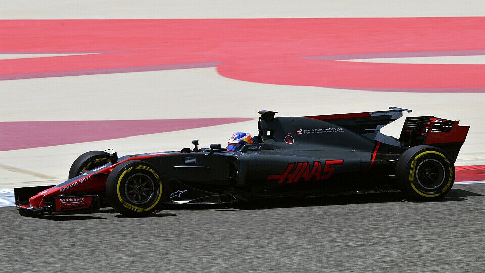 Romain Grosjean fuhr neue Bremsen, Foto: Sutton