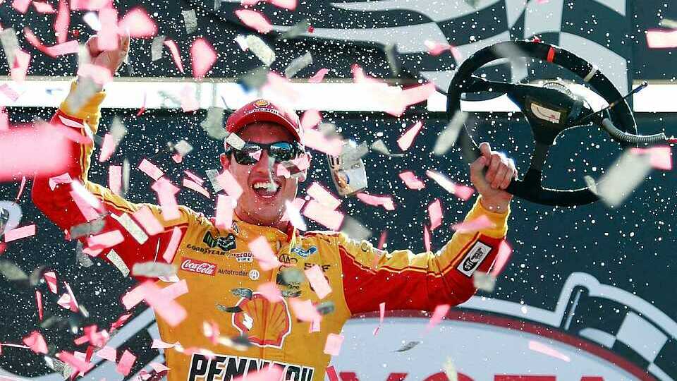 Joey Lognao feiert ersten Saisonsieg, Foto: NASCAR