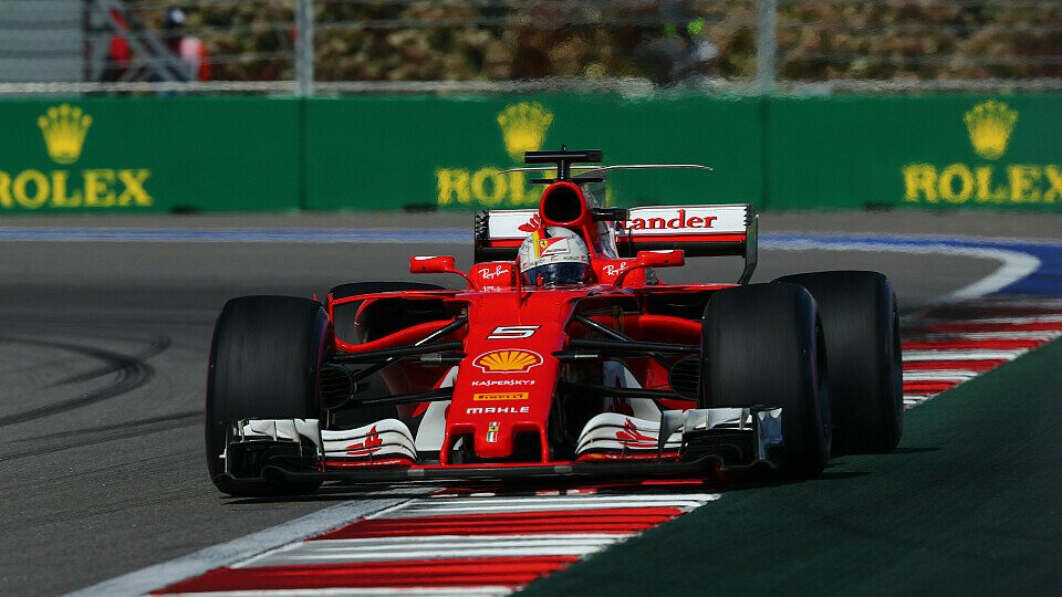 Sebastian Vettel sieht kein Drama im verpassten Russland-Sieg, Foto: Sutton