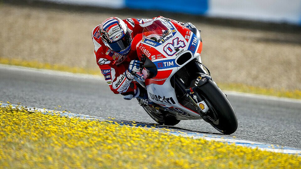 Andrea Dovizioso war einen Hauch schneller als Marquez, Foto: Ducati