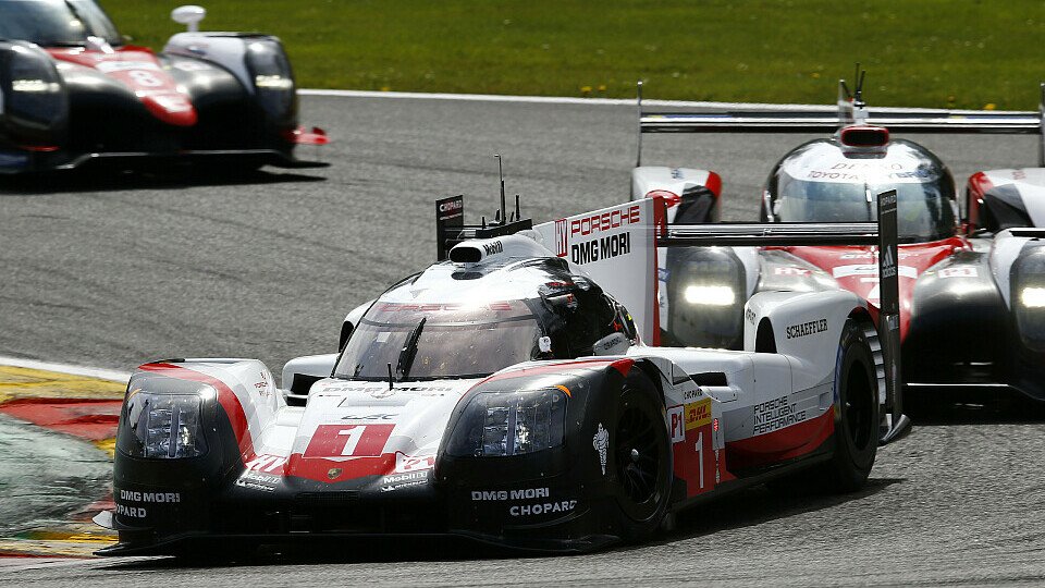 Porsche hielt auch in Spa gut mit Toyota mit, Foto: Porsche