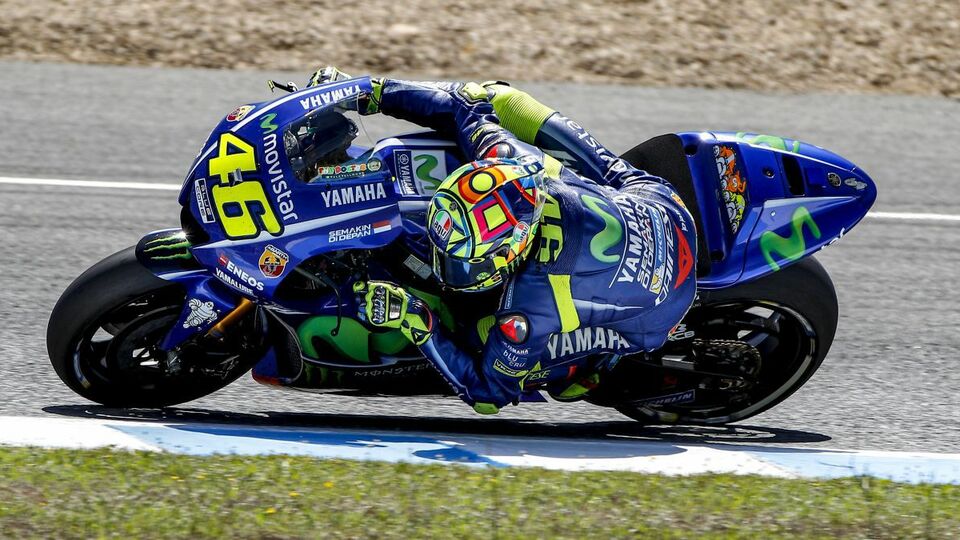 Valentino Rossi will voll angreifen - auch wenn er nicht voll fit ist, Foto: Yamaha