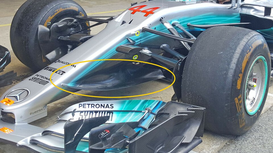 Die neue Mercedes-Nase zieht alle Blicke auf sich, Foto: Motorsport-Magazin.com