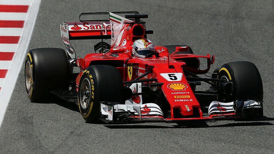 Sebastian Vettel startet in Spanien nach vielen Turbulenzen bei Ferrari als Zweiter, Foto: Sutton