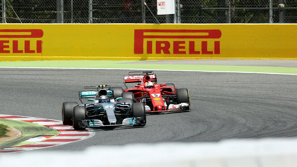 Sebastian Vettel hatte gegen Mercedes das Nachsehen, Foto: Sutton