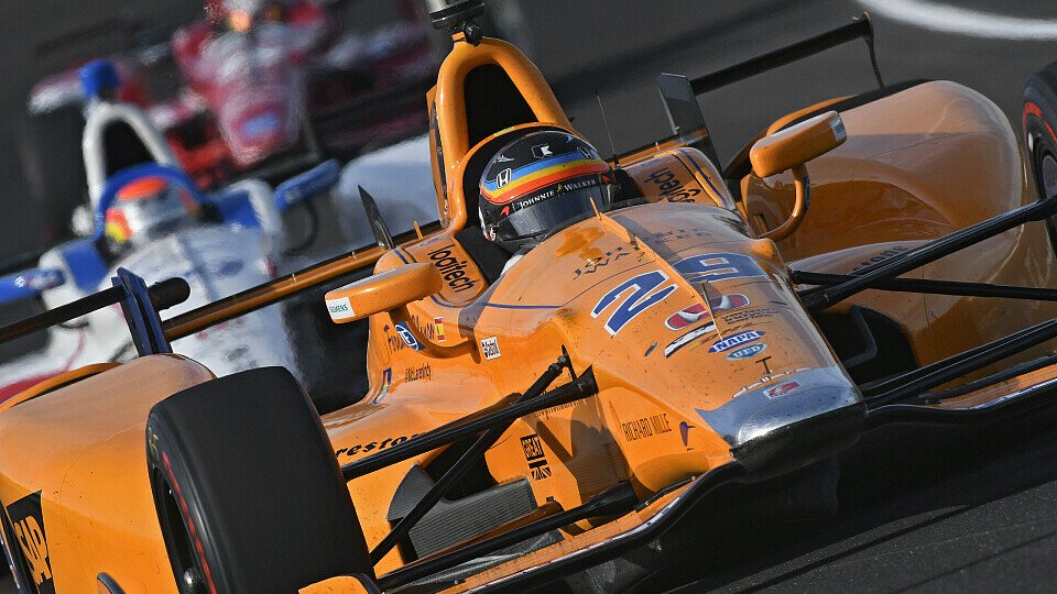 Fernando Alonso nahm bereits 2017 am Indy 500 teil, Foto: IndyCar