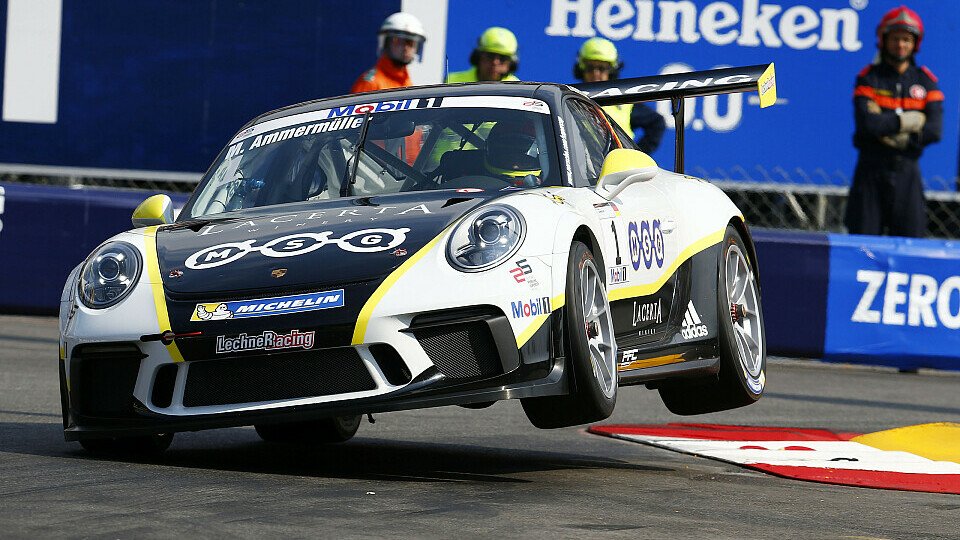 Saisonsieg Nummer drei für Michael Ammermüller, Foto: Porsche