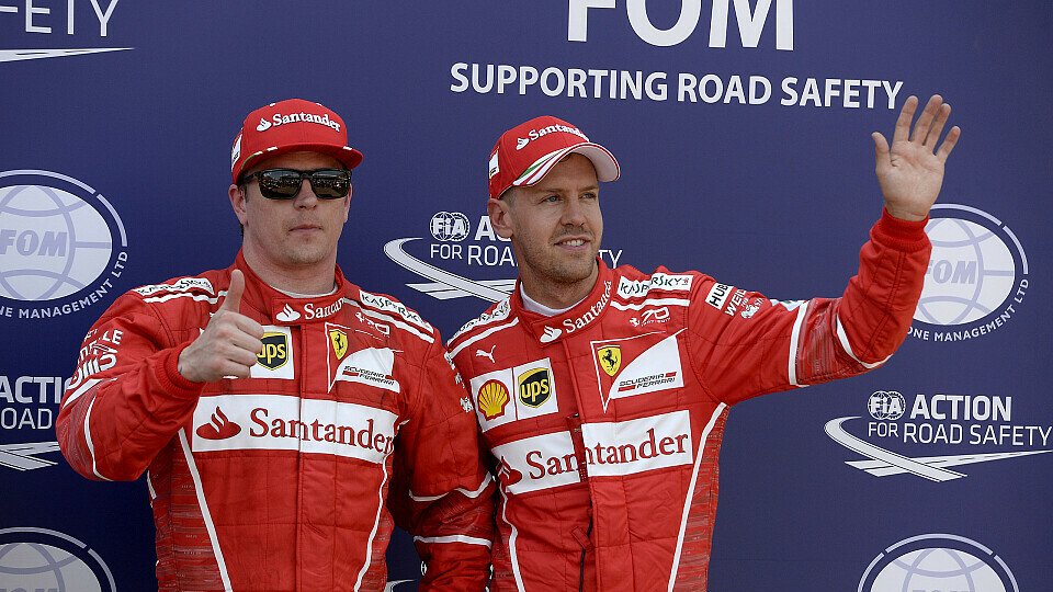 Kimi Räikkönen und Sebastian Vettel sorgten in Monaco für eine rote erste Startreihe, Foto: Ferrari