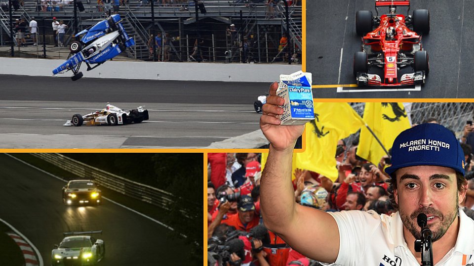 Formel 1 in Monaco, Fernando Alonso und Crash-Action in Indy und irrwitzige 24h am Nürburgring - ein Wochenende für echte Racer! Und Milchtrinker ..., Foto: Motorsport-Magazin.com