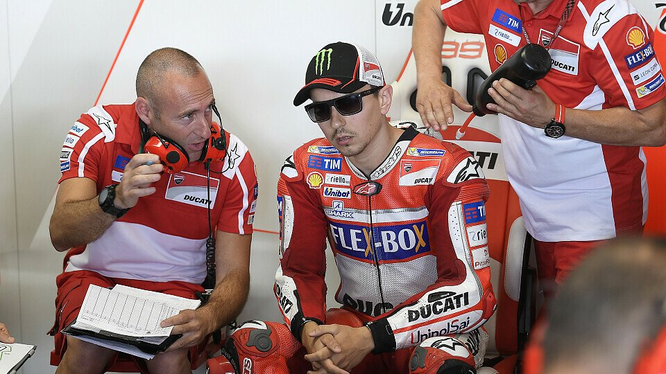 Jorge Lorenzo kann im Qualifying nicht so zulegen wie die Konkurrenz, Foto: Ducati
