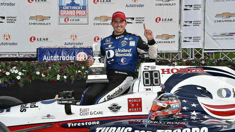 Graham Rahal feierte in Detroit seinen ersten Saisonsieg, Foto: IndyCar