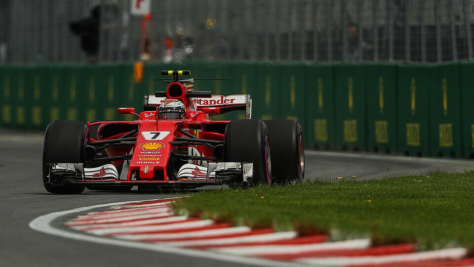 Kimi Räikkönen holte sich die Bestzeit am Freitag in Kanada