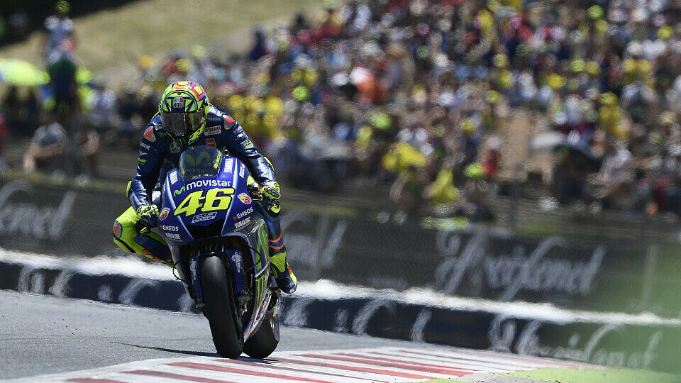 Valentino Rossi holte sich die erste MotoGP-Bestzeit des Wochenendes, Foto: Yamaha