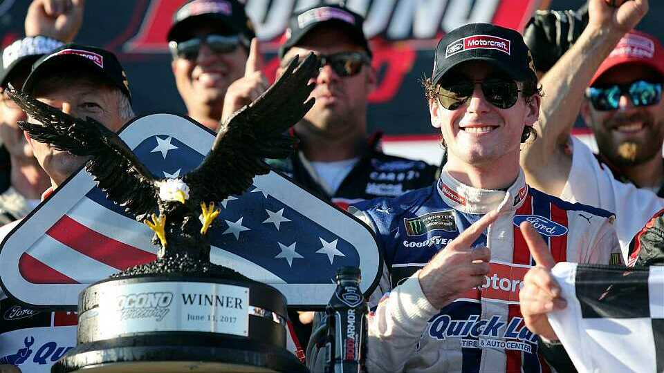 Erster Karriere-Sieg für Ryan Blaney, Foto: NASCAR