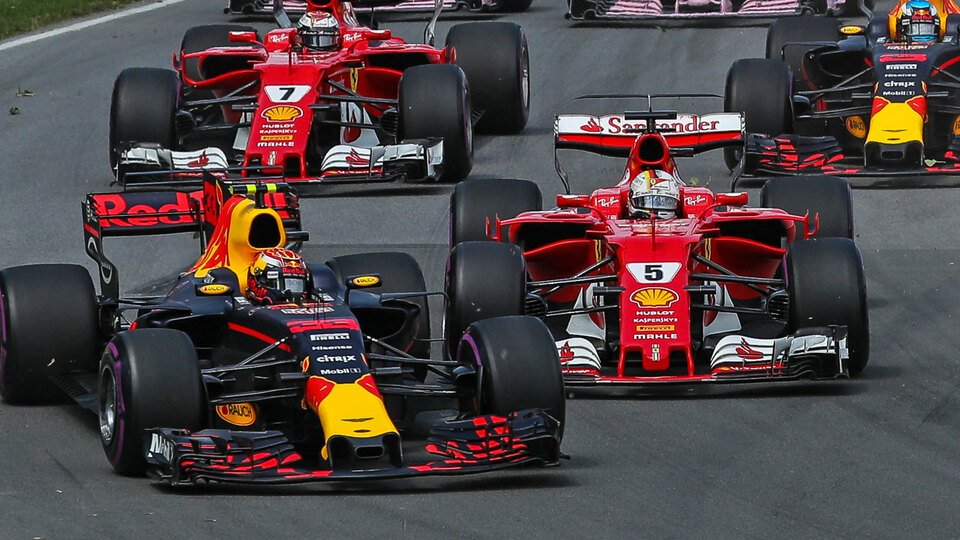 Am Start sanken die Chancen für Sebastian Vettel auf einen Sieg beim Kananda GP gegen Null, Foto: Sutton