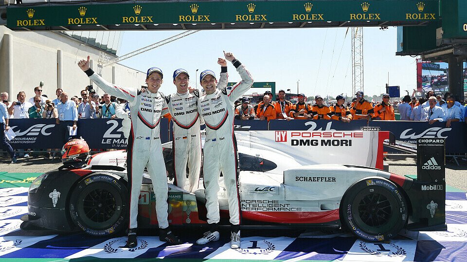 Porsche hat die 24 Stunden von Le Mans drei Mal in Folge gewonnen, Foto: Sutton