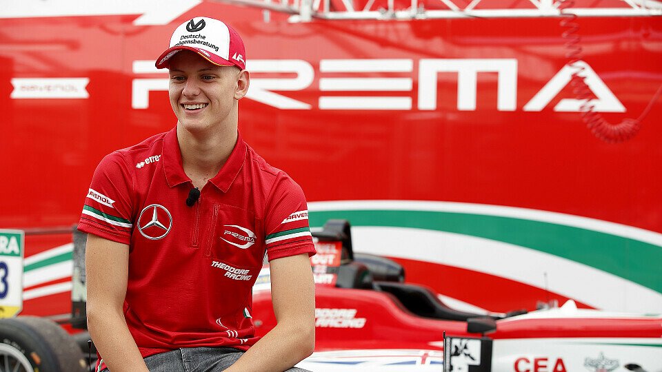In Monza fuhr Mick Schumacher 2017 zum ersten Mal aufs Formel-3-Podium